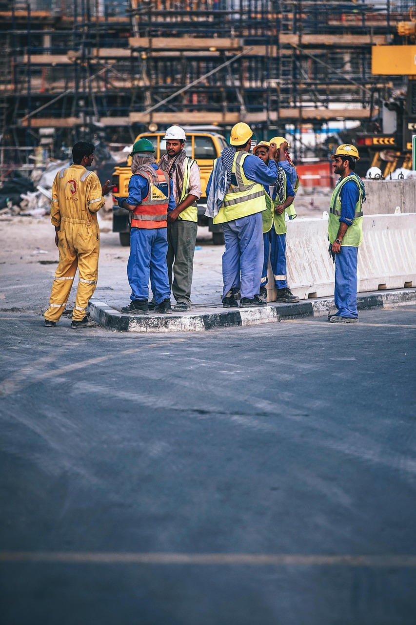 Construction company WhatsApp business page with project portfolio and quote request