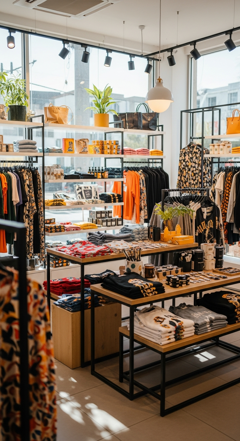 Retail shop WhatsApp store page on mobile